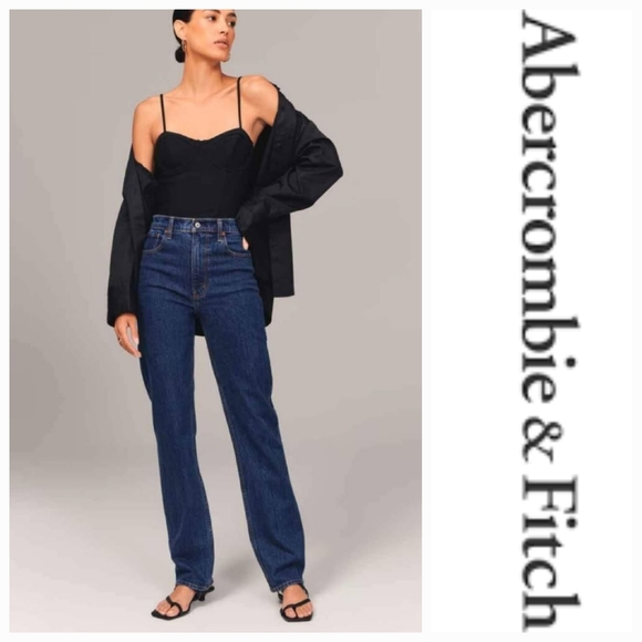 Abercrombie & Fitch Denim - NWT Abercrombie & Fitch Women's  90's Straight Jeans 6L